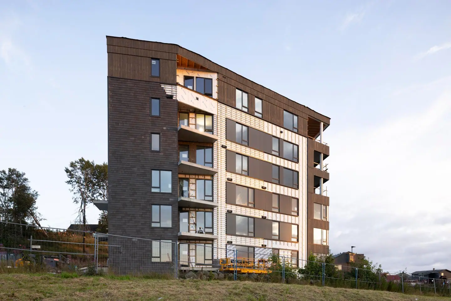 Bygget begynner å ta form - bildene er tatt 21.08.26
