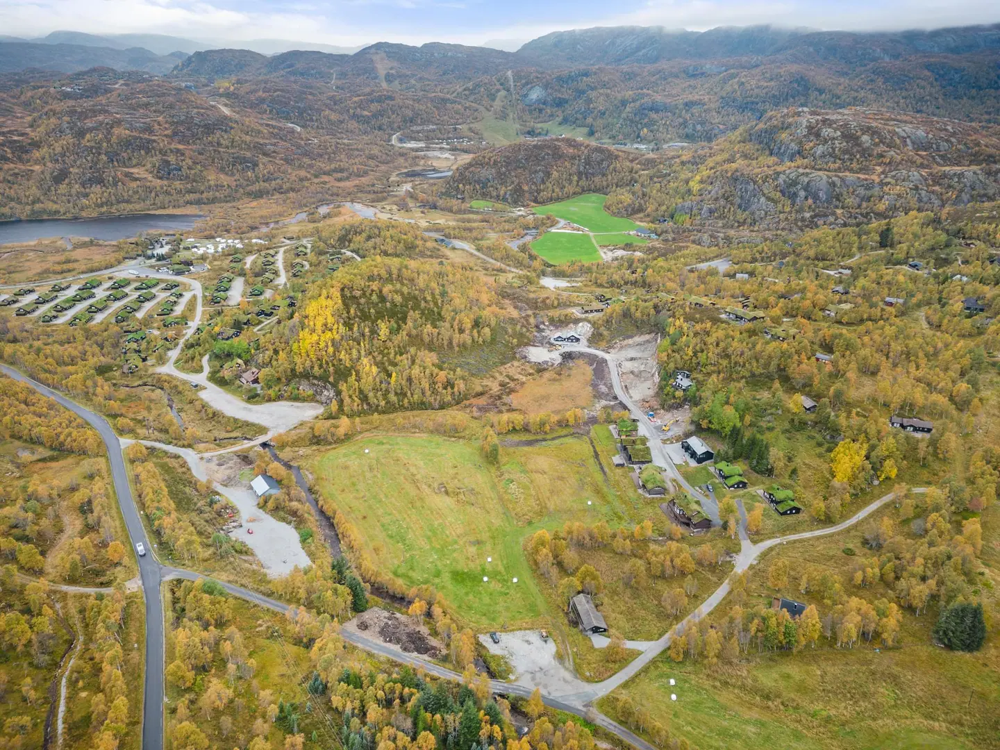 Brådet - Suleskard, Tjørhom — Velkommen til Bjørkåsen i Øvre Sirdal - Vi har nå for salg 6 hyttetomter, uten byggeklausul.