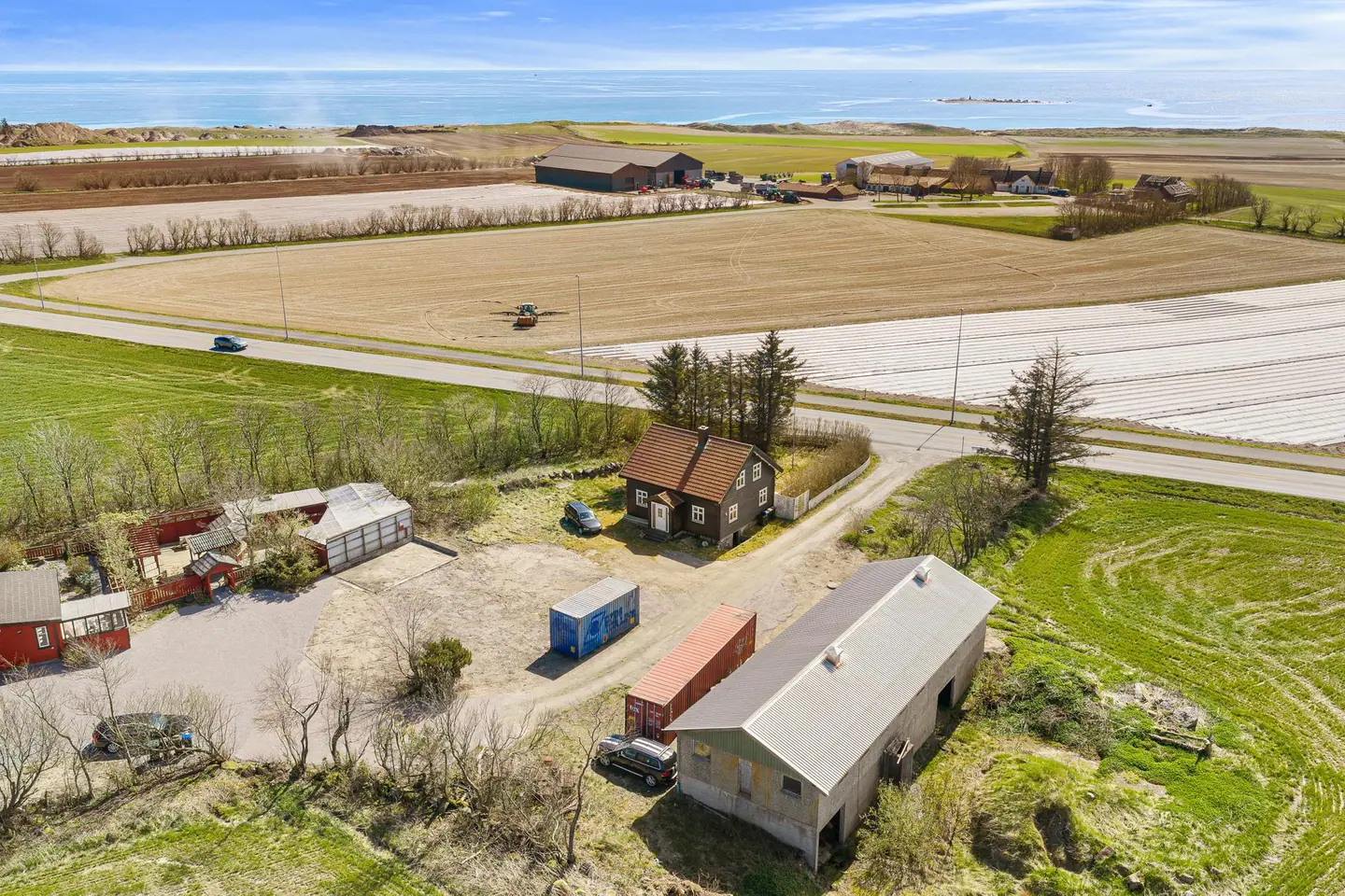 Eiendommens areal er på 3 168 m²