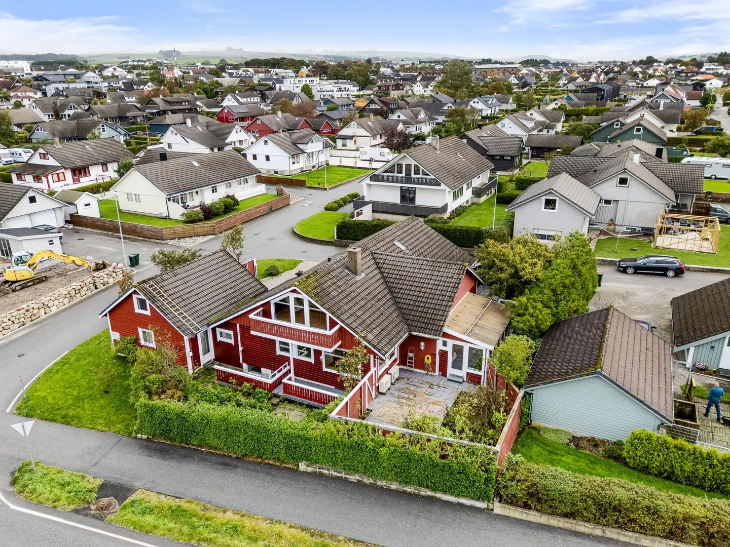 Kjekt og barnevennlig boligområde.
